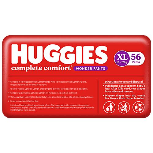 Huggies Wonder Pants - XL, 56 pcs  