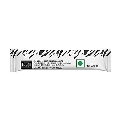 Trust Superfine Sugar/Cheeni Sachets White, Tubular, 5 g  