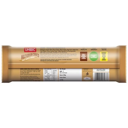 Unibic Snack Bar - Multigrain, Choco, 30 g  