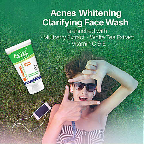 Acnes Face Wash - Whitening, Clarifying, 50 g  