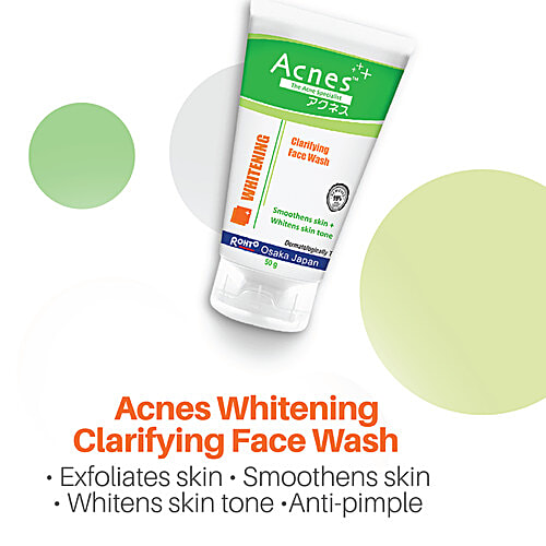 Acnes Face Wash - Whitening, Clarifying, 50 g  