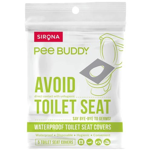 Buy Peebuddy Waterproof Toilet Seat Cover -, No Direct Contact with  Unhygienic Seats, Easy To Dispose, Nature Friendly