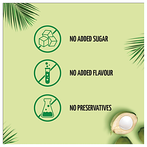 Storia Natural Tender Coconut Water - No Added Sugar, 200 ml Tetra Pak No Preservatives, No Added Flavour