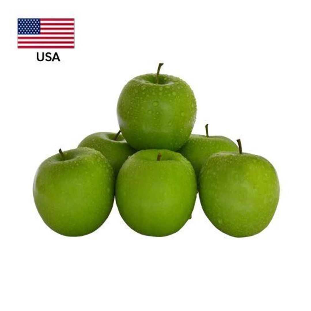 Fresho Apple - Green, Organic, 4 pcs approx. 550 gm- 650 gm