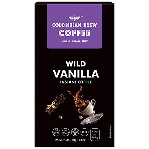 Buy Colombian Brew Coffee Coffee Instant Vanilla Smooth Strong