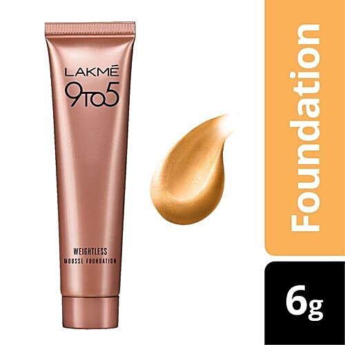 Buy Lakme Foundation Weightless Mousse, Beige Vanilla, 9 To 6 6 gm
