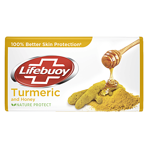 Buy Lifebuoy Soap Bar Turmeric Honey 100 Better Skin Protection 125 Gm