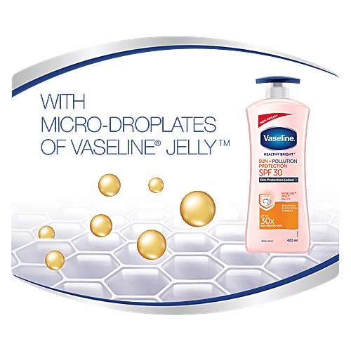 Vaseline Sun + Pollution Protection SPF 30 Body Lotion, 400 ml  