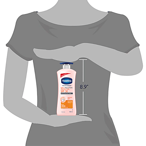 Vaseline Sun + Pollution Protection SPF 30 Body Lotion, 400 ml  