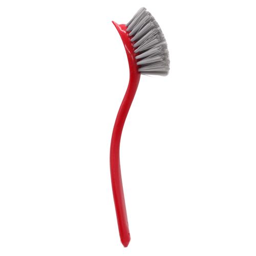 Liao Sink Brush - Flexible Bristles, Red, Cleans Tough Stains, D130062, 1 pc  Heavy Duty