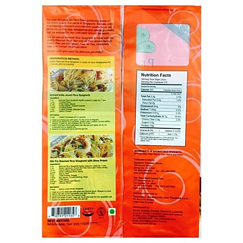 Buy PEACOCK Rice Spaghetti Basmati Rice Online at Best Price of Rs