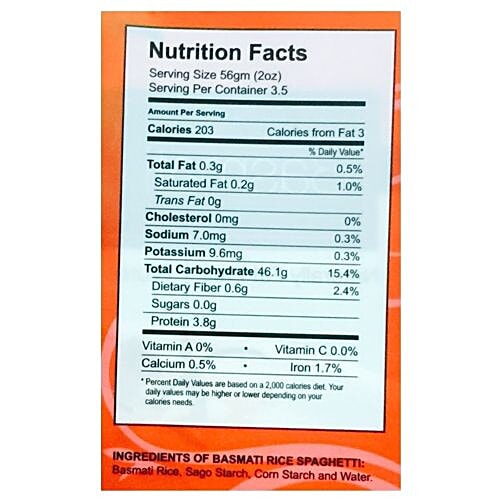 Buy PEACOCK Rice Spaghetti Basmati Rice Online at Best Price of Rs