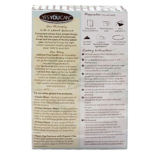 Yes You Can Dough Mix - Pizza, 320 g  Gluten Free