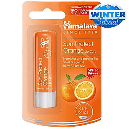 Buy Himalaya Lip Care Orange Sun Protect 45 Gm Online At Best Price of