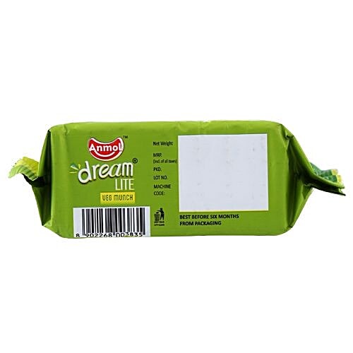 Anmol Dreamlite Biscuits - Veg Munch, 75 g  