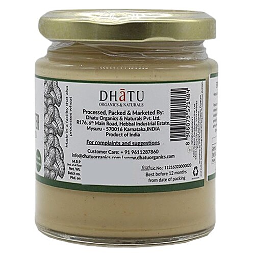 Dhatu Organics & Naturals Peanut Butter - Creamy, Sprouted, Stone Ground, 150 g  