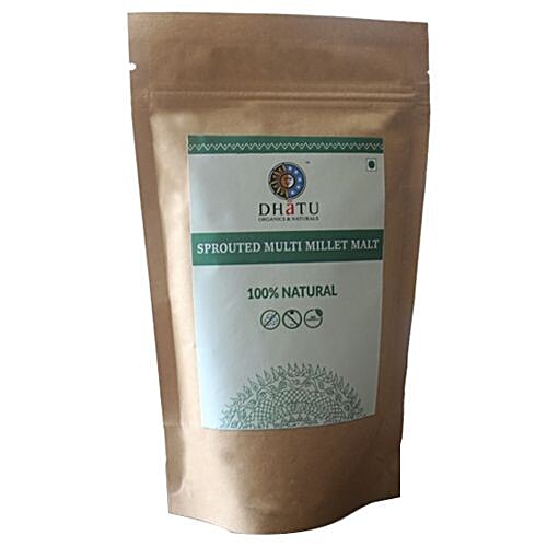 Dhatu Organics & Naturals Malt - Multi Millet, Sprouted, 200 g  