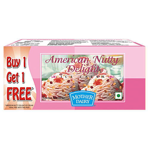 Buy Mother Dairy Ice Cream American Nuts 700 Ml Online At Best Price of