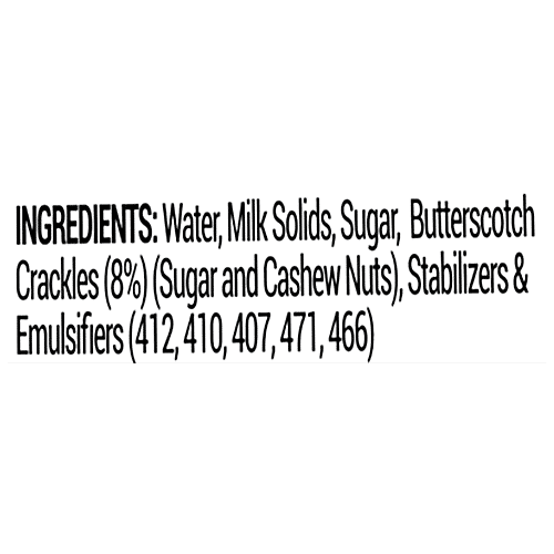 Buy Mother Dairy Ice Cream Butterscotch 700 Ml Online At Best Price of