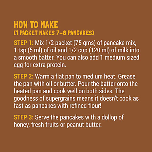 Slurrp Farm Chocolate Millet Pancake Mix, 150 g