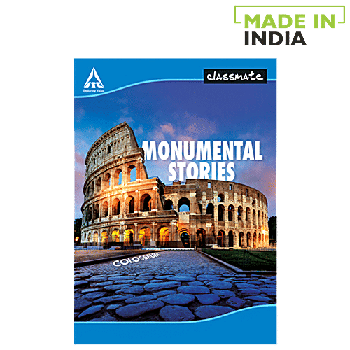 Classmate A4 Long Notebook - 384 Pages, 29.7 cm x 21 cm, Single Line, 1 pc  Monumental Stories
 Invento Geometry Boxes. Now Even More Power Packed