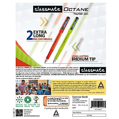 Buy Classmate Notebook Unruled, Small Online at Best Price of Rs 27