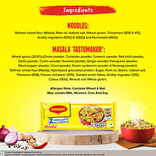 MAGGI  2-Minute Noodles Masala, 840 g (Pack of 12) 