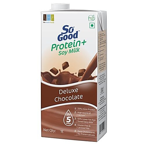 Buy So Good Soy Milk Protein Deluxe Chocolate 1 L Online At Best Price