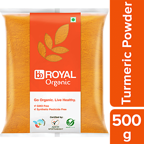 bb Royal Organic - Turmeric Powder/Haldi Guro, 500 g  