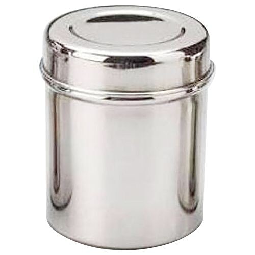 Bhalaria Stainless Steel - Ubha Dabba, 1.3 L Pack of 3 Freezer Safe