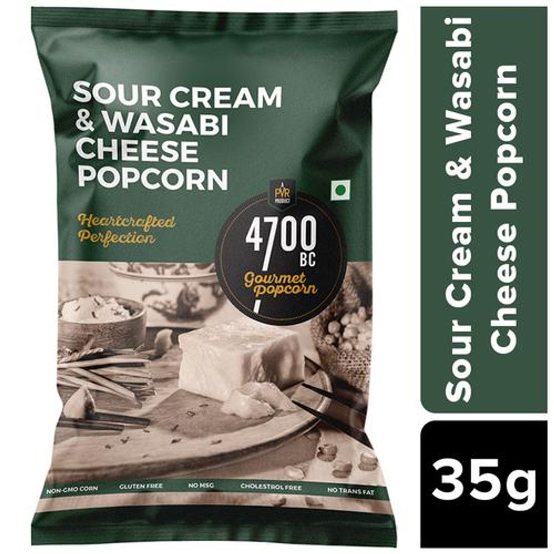 4700BC Gourmet Popcorn - Sour Cream & Wasabi Cheese, 35 g 