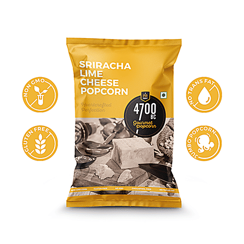 4700BC Gourmet Popcorn - Sriracha Lime Cheese, 35 g  Non-GMO, Gluten Free
