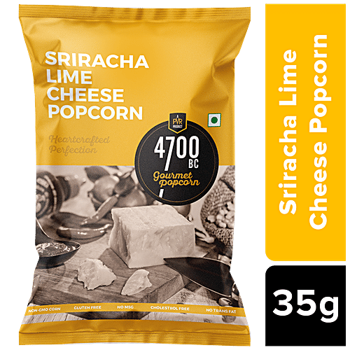 4700BC Gourmet Popcorn - Sriracha Lime Cheese, 35 g  Non-GMO, Gluten Free