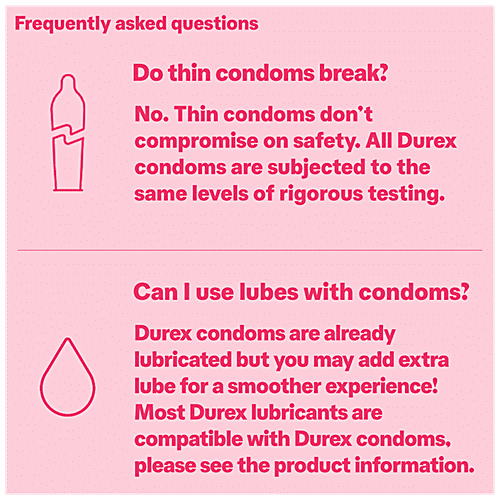 Durex Condoms - Extra Ribbed, 10 pcs  