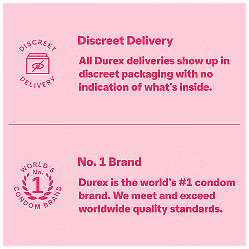 Durex Condoms - Extra Ribbed, 10 pcs  