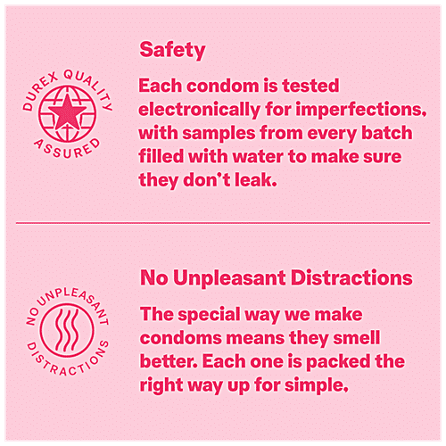 Durex Condoms - Extra Ribbed, 10 pcs  