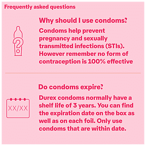 Durex Condoms - Extra Ribbed, 10 pcs  