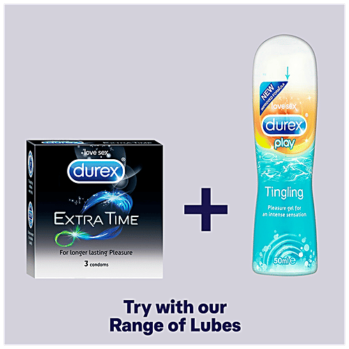 Buy Durex Condoms Extra Time Online at Best Price of Rs 69.70 bigbasket