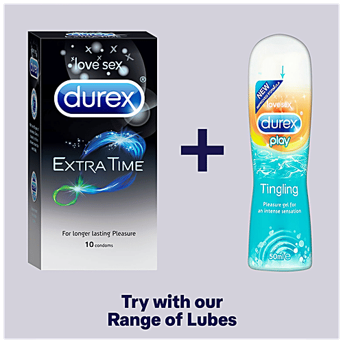 Durex Condoms - Extra Time, 10 pcs  