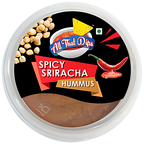 All That Dips All Natural Hummus - Spicy Sriracha, 150 g  