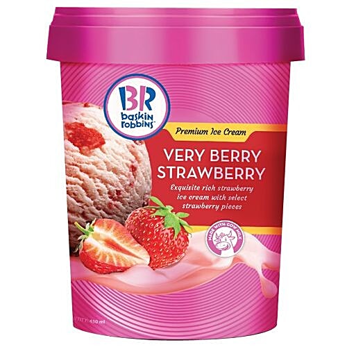 Buy Baskin Robbins Premium Ice Cream Very Berry Strawberry, Made with