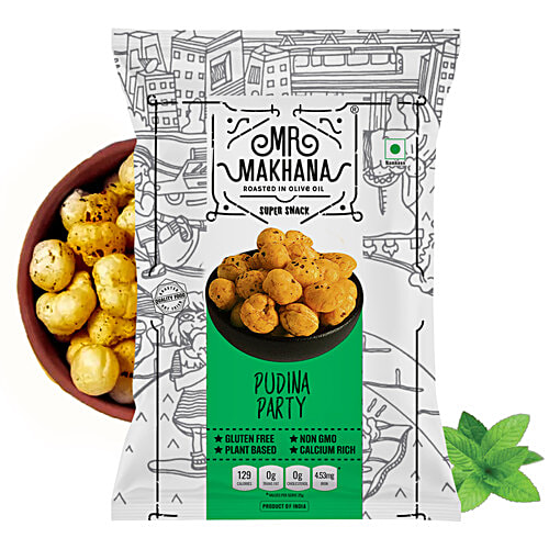 MR. MAKHANA Super Snack - Pudina Party, 20 g Gluten Free