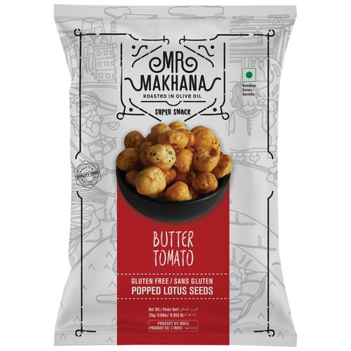 MR. MAKHANA Super Snack - Butter Tomato, 25 g  Gluten Free