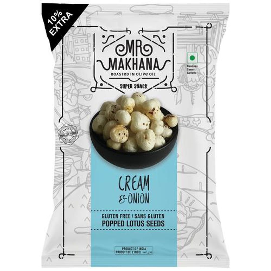 MR. MAKHANA Super Snack - Cream & Onion, 27.5 g 