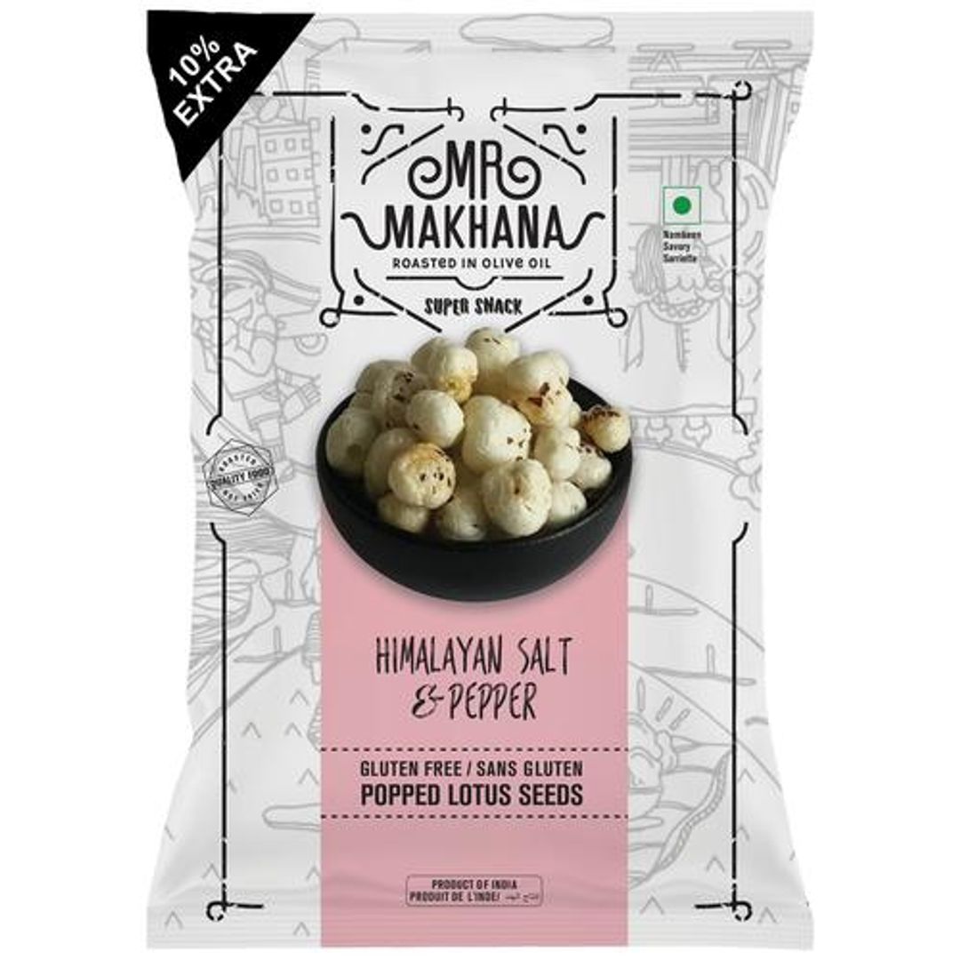 MR. MAKHANA Super Snack - Himalayan Salt & Pepper, 27.5 g 