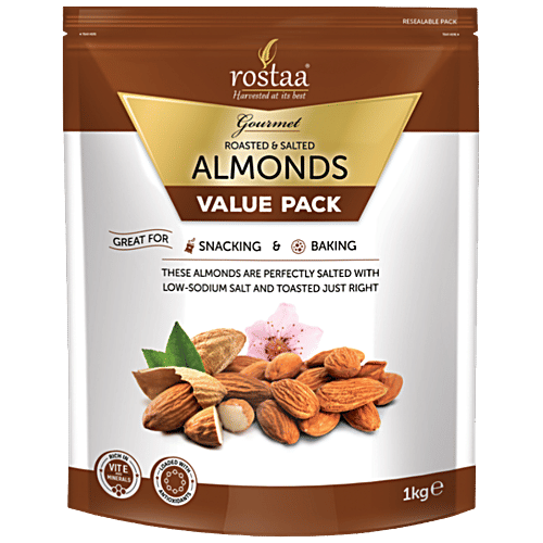Rostaa Almonds - Salted, 1 kg  