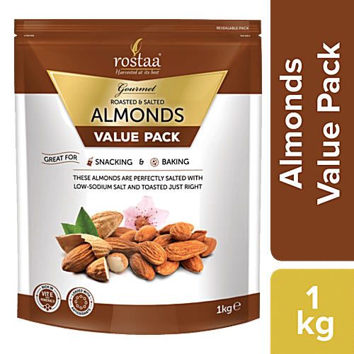 Rostaa Almonds - Salted, 1 kg  