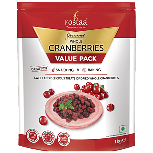 Rostaa Cranberry - Dried, Whole, 1 kg  