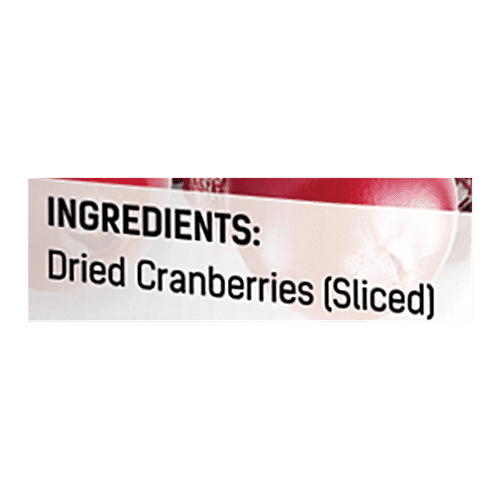 Rostaa Cranberry - Dried, Sliced, 1 kg  