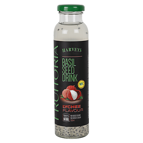 Buy Fruitoria Basil Seed Drink Lychee 300 Ml Online At Best Price of Rs